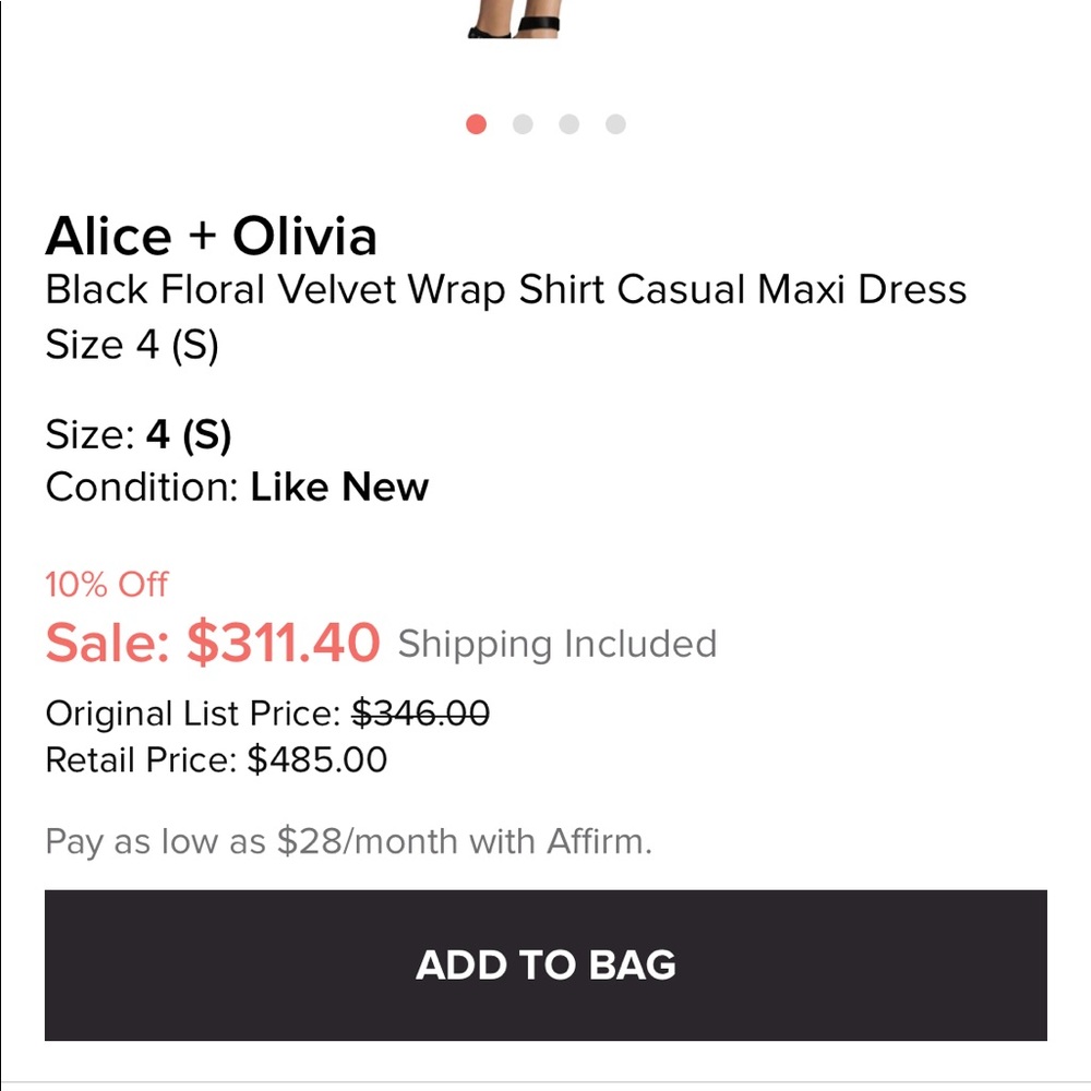 Alice + Olivia floral dress - Picture 2 of 8